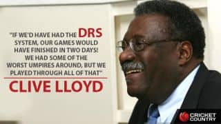 Clive Lloyd regrets for not having DRS during West Indies' domination period